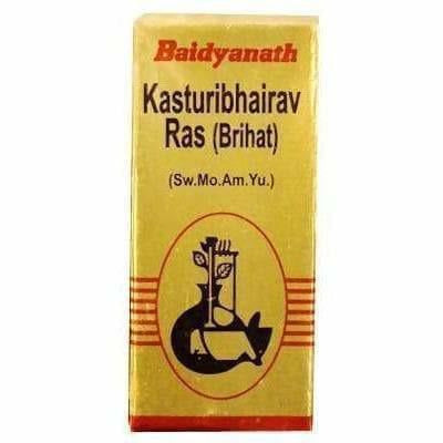 Baidyanath Kasturibhairava Ras 10 Tabs - 10 tab
