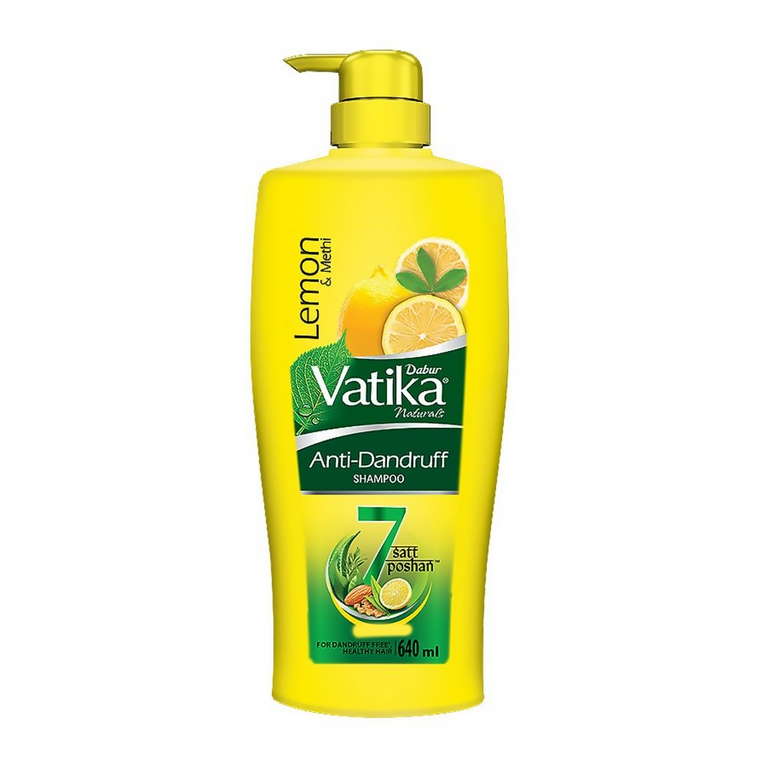 Dabur Vatika Naturals Anti Dandruff Shampoo - 640 ml