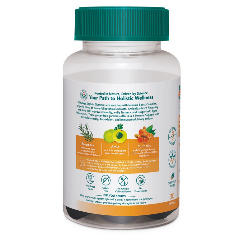 Himalaya Herbals Septilin Gummies For Daily Immune Support - 30 gummies