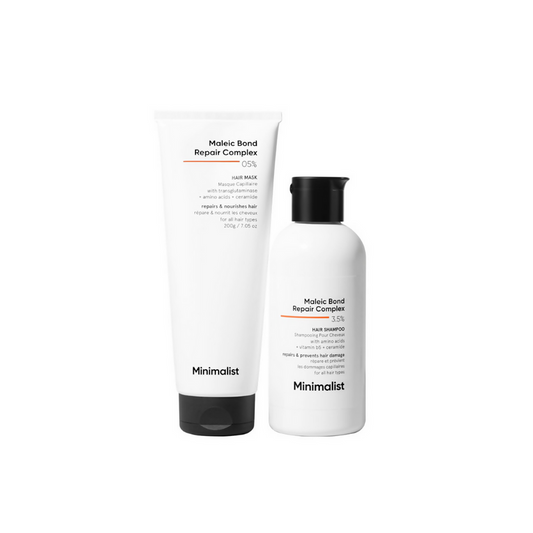 Minimalist Maleic Bond Repair Complex Shampoo & Hair Mask Combo - combo