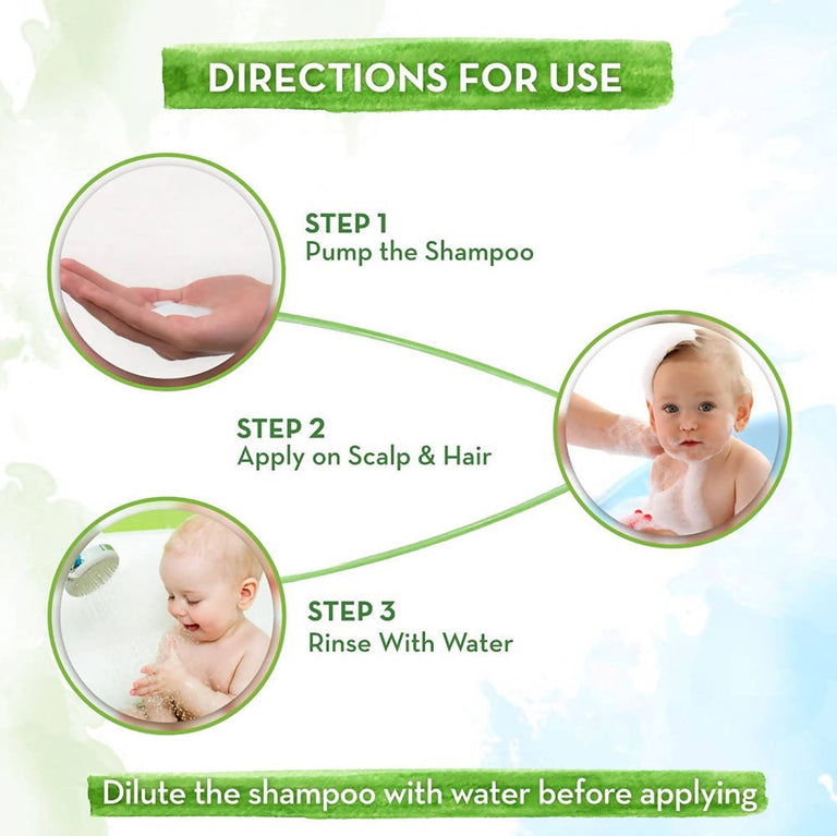 Mamaearth Milky Soft Baby Shampoo For Gently Cleanses Hair & Balances Scalp pH - 400 ml