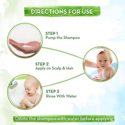 Mamaearth Milky Soft Baby Shampoo For Gently Cleanses Hair & Balances Scalp pH - 400 ml