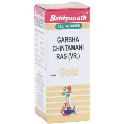 Baidyanath Jhansi Garbha Chintamani Ras VR (Swarna Yukta) Tablets - 10 Tabs