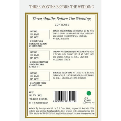 Kama Ayurveda Three Months Before The Wedding - Combo