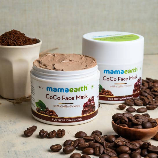 Mamaearth CoCo Face Mask with Coffee & Cocoa for Skin Awakening - 100 gm