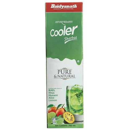 Baidyanath Jhansi Ayurvedant Pure & Natural Cooler Sharbat - 750 ml