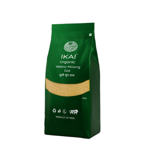 IKAI Organic Yellow Moong Dal - 500 gm