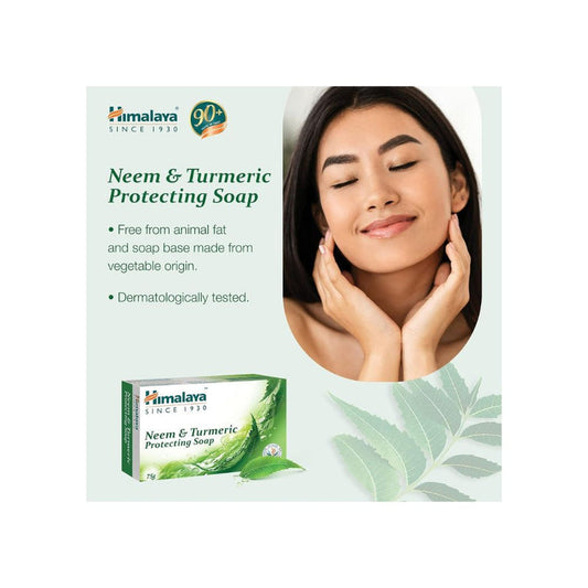 Himalaya Herbals Neem and Turmeric Soap - 75 gm - Pack of 1