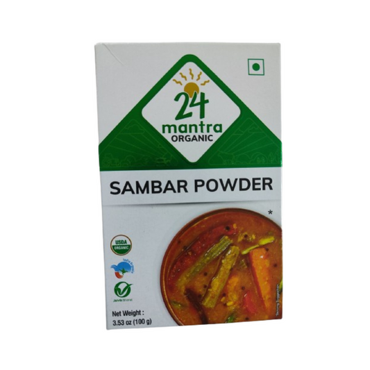 24 Mantra Organic Sambar Powder - 100 gm