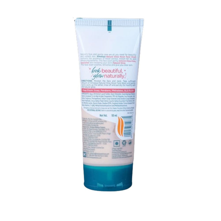 Himalaya Herbals Natural Glow Kesar Face Wash - 50 ml