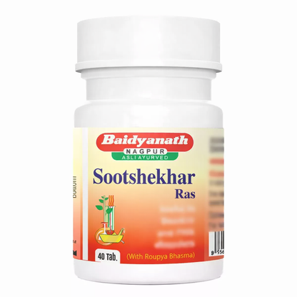 Baidyanath Sootsekhar / Sutshekhar Ras - 40 tabs - Pack of 1