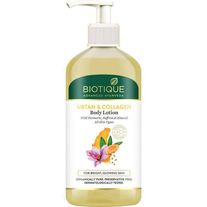 Biotique Advanced Ayurveda Ubtan & Collagen Body Lotion - 300 ml