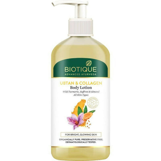 Biotique Advanced Ayurveda Ubtan & Collagen Body Lotion - 300 ml