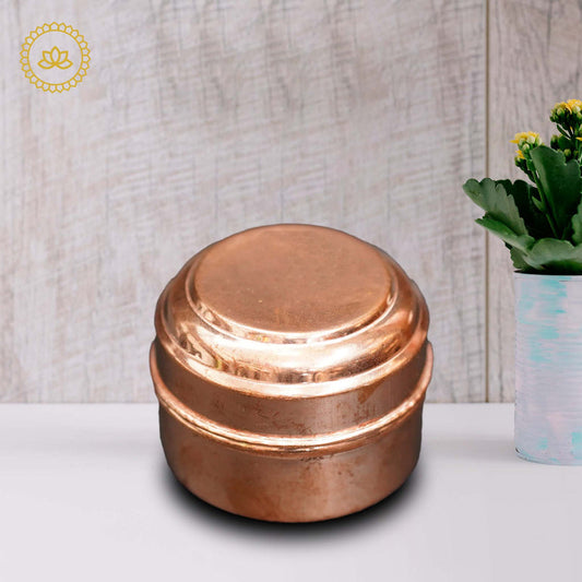 Copper Kumkum Box