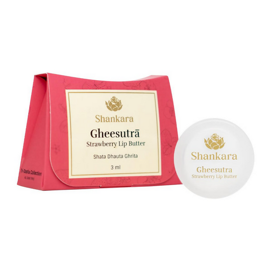 Shankara by Sri Sri Tattva Gheesutra Strawberry Lip Butter - 3 ml