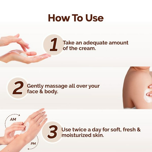 Mamaearth Cocoa Rich Moisturizing Cream with Cocoa Butter & Vitamin E For Deep Nourishment - 50 gm