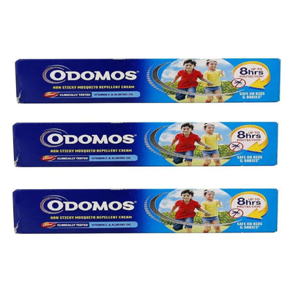 Dabur Odomos Non-Sticky Mosquito Repellent Cream With Vitamin E & Almond - 50 gm - Pack of 1