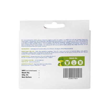 Mamaearth Natural Repellent Mosquito Patches for Babies, 24 pcs - Pack of 1