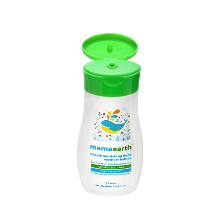 Mamaearth Deeply Nourishing Baby Body Wash For Natural Cleansers & Tear-Free Formula - 100 ml