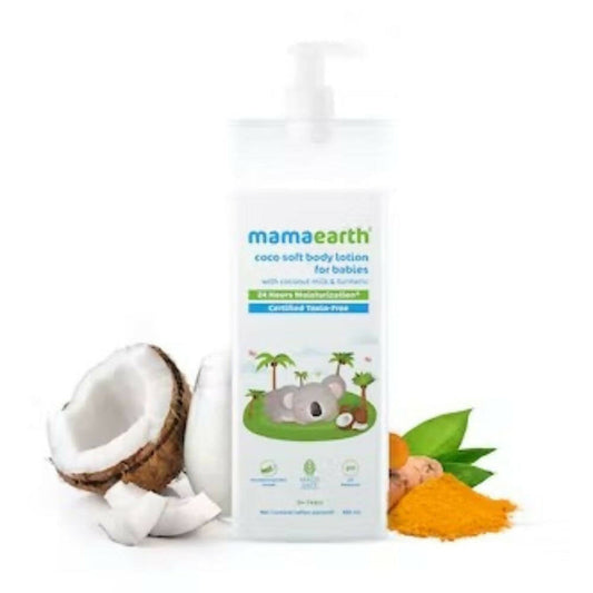 Mamaearth Coco Soft Body Lotion with Coconut Milk & Turmeric for Babies - Limited Time Offer - 400 ml