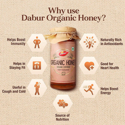 Dabur Organic Honey - 300 gm