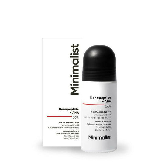 Minimalist Nonapeptide + AHA 06% Underarm Roll On - 40 ml