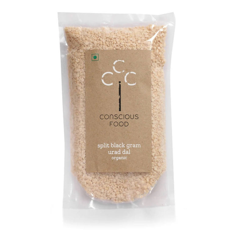 Conscious Food Organic Split Black Gram (Urad Dal) - 500 gm
