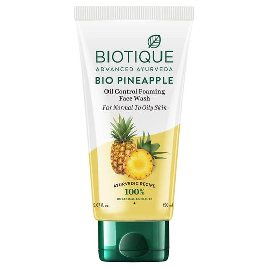 Biotique Bio Almond Body Wash And Bio Pineapple Face Wash - Combo Pack - 350 ml