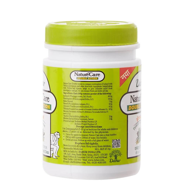 Dabur Nature Care Isabgol Double Action - 100 gm