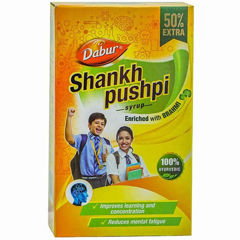 Dabur Shankpushpi Combo Syrup - 225 ml + 450 ml