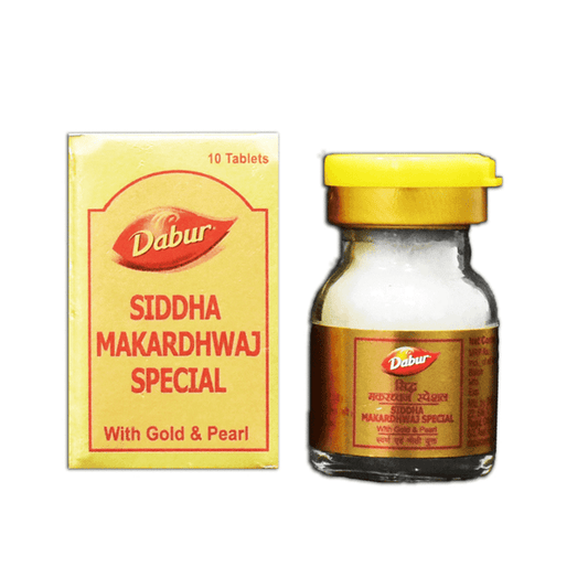 Dabur Siddha Makardhwaj Special with Gold and Pearl - 10 tabs
