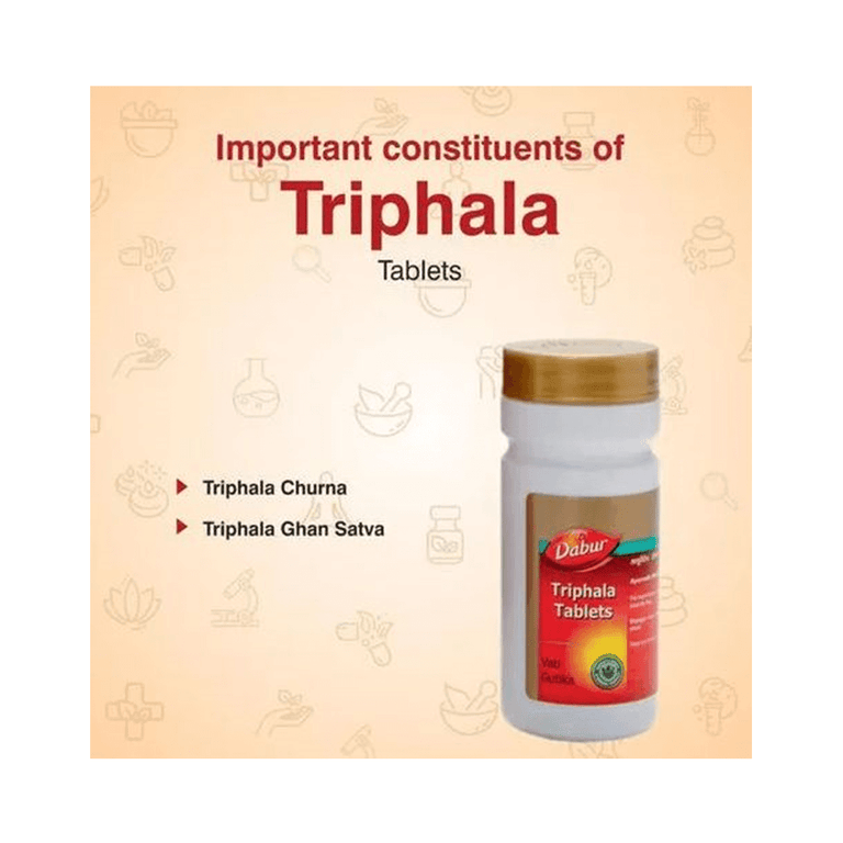 Dabur Triphala Tablets - 60 tabs