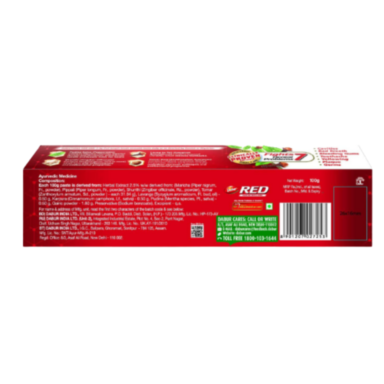 Dabur Red Toothpaste - 100 gm