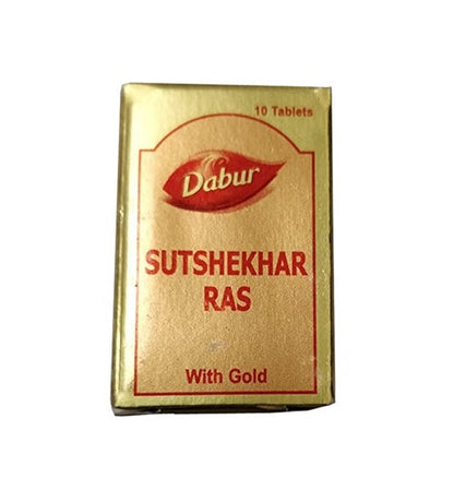 Dabur Sutshekhar Ras With Gold - Pack of 1 - 10 Tabs
