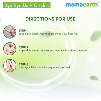 Mamaearth Bye Bye Dark Circles Eye Cream - 20 ml - Pack of 1