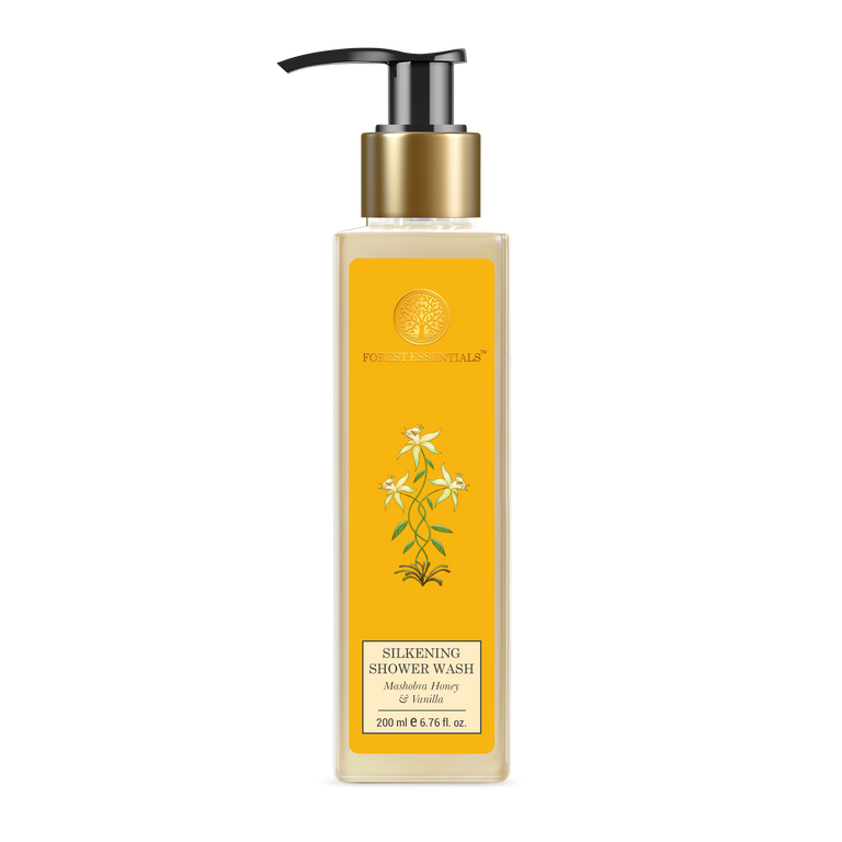 Forest Essentials Travel Size Silkening Shower Wash Mashobra Honey & Vanilla - 50 ml