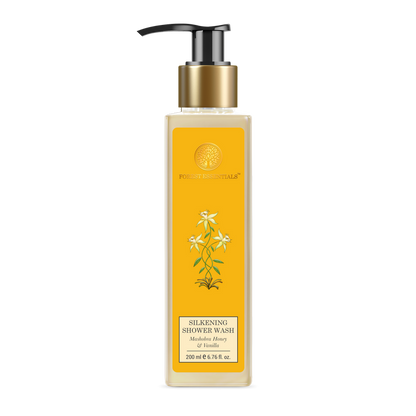 Forest Essentials Travel Size Silkening Shower Wash Mashobra Honey & Vanilla - 50 ml