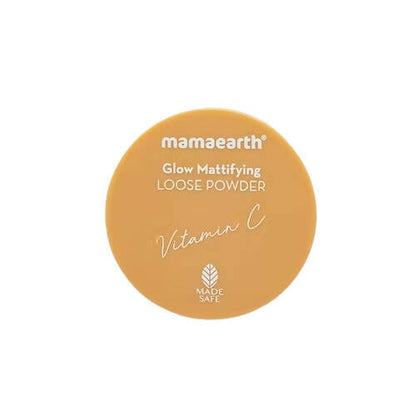 Mamaearth Glow Mattifying Loose Powder - 12 gm