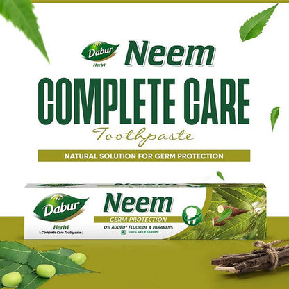 Dabur Herb'l Neem Germ Protection Complete Care Toothpaste - 200 gm