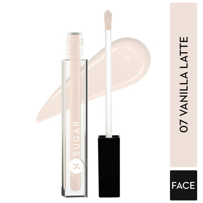 Sugar Auto Correct Creaseless Concealer - (Golden Undertone) 07 Vanilla Latte - 2 gm