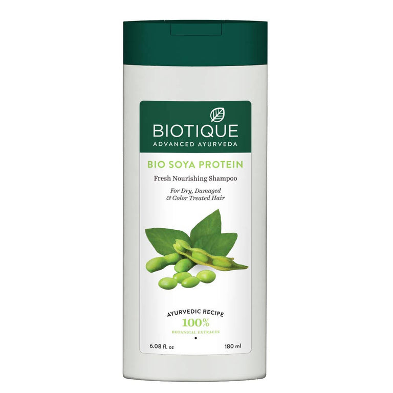 Biotique Advanced Ayurveda Bio Soya Protein Fresh Nourishing Shampoo - 120ml