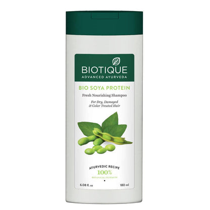 Biotique Advanced Ayurveda Bio Soya Protein Fresh Nourishing Shampoo - 120ml