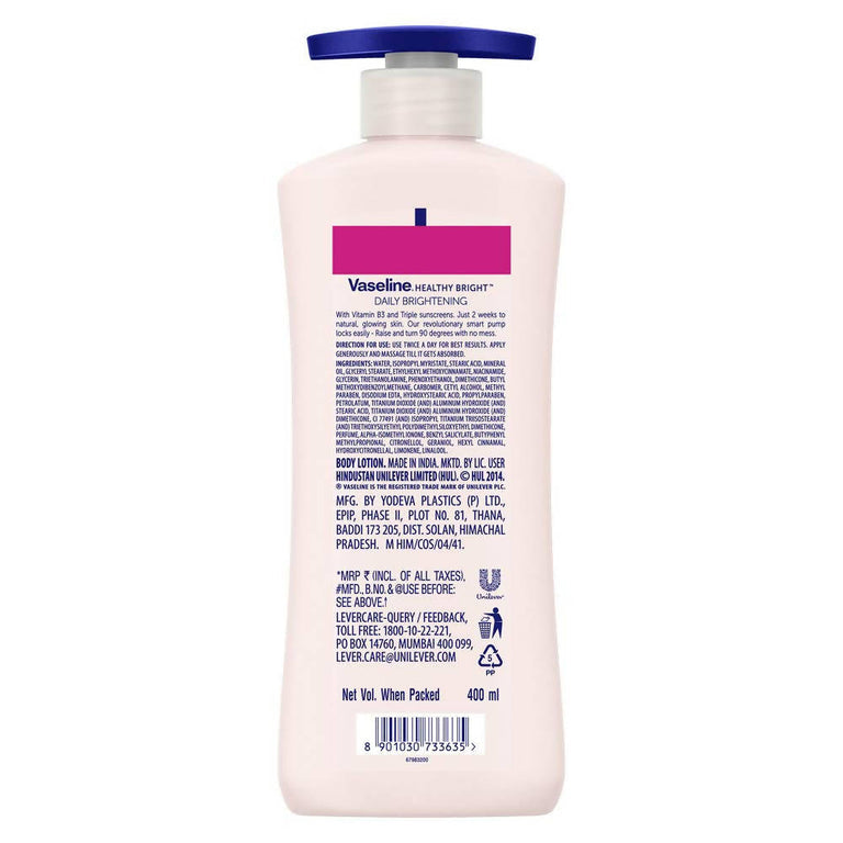 Vaseline Healthy Bright Daily Brightening Body Lotion - 90 ml