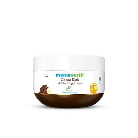 Mamaearth Cocoa Rich Moisturizing Cream with Cocoa Butter & Vitamin E For Deep Nourishment - 50 gm