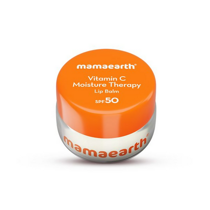 Mamaearth Vitamin C Moisture Therapy Lip Balm SPF 50 with Vitamin C & Honey For Lip Lightening - 15 gm