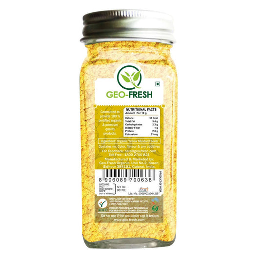 Geo-Fresh Yellow Mustard Powder - 50 gm