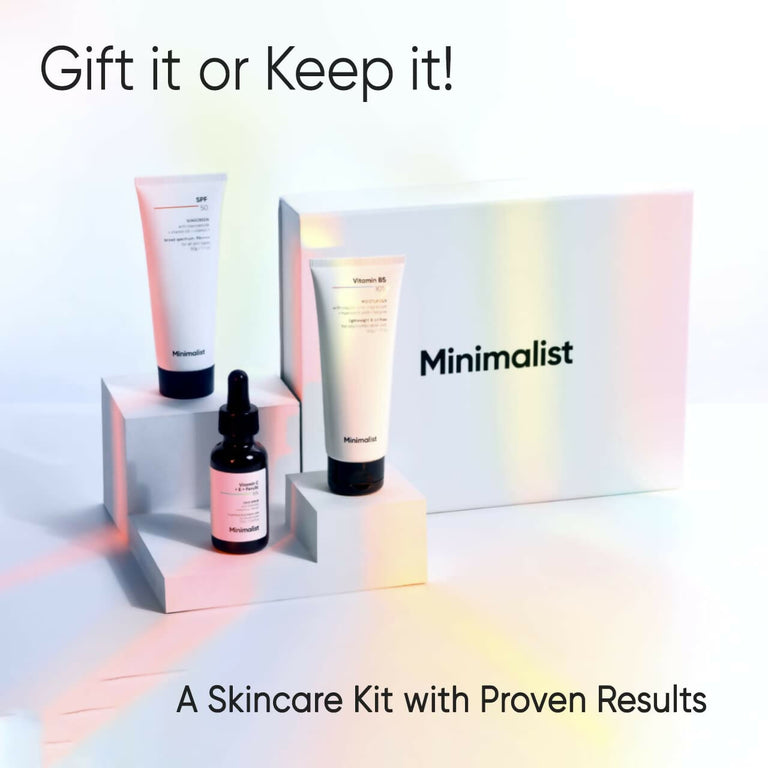 Minimalist Glow & Protect Skincare Kit - kit