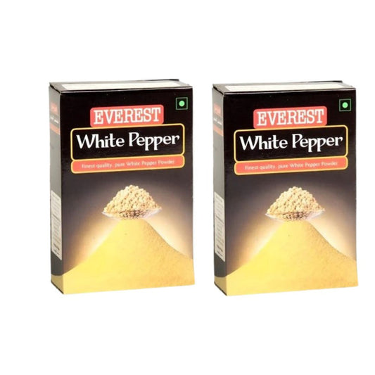 Everest White Pepper Powder - 50 gm - Pack of 2