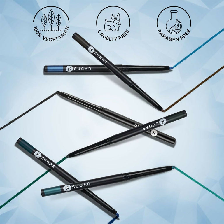Sugar Cosmetics Kohl of Honour Intense Kajal Upto 12 hrs, Long Lasting, Smudge Proof & Waterproof Kajal - 01 Black Out - 0.3 gm