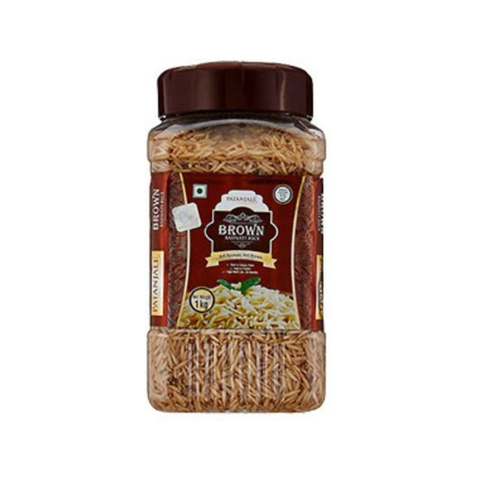 Patanjali Brown Basmati Rice Jar - 1 kg